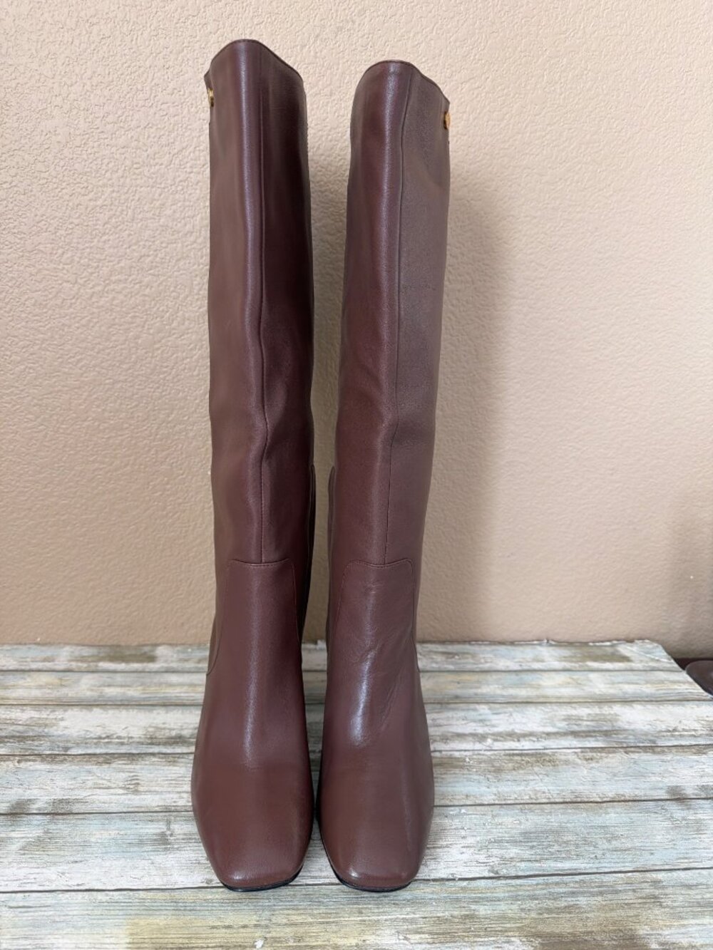 Cole Haan Chrystie Grand 360 Leather Knee High Boots Brown 7.5B NWOB - Picture 4 of 16